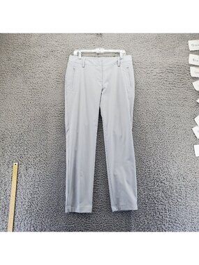 Adidas Pants Womens Size 10 Gray Slim Fit Stretch Golf Performance *Read*